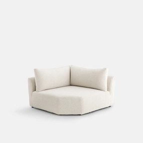 Omkeerbare hoekmodule, gemêleerde chenille, Monica