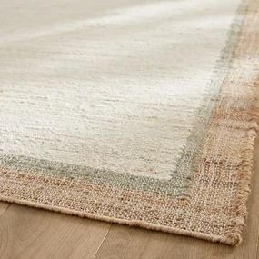 Vloerkleed in jute, handgeweven, Ishika