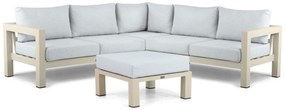 Hoek loungeset 5 personen Aluminium Taupe Lifestyle Garden Furniture Luca