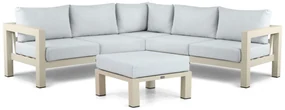 Hoek loungeset 5 personen Aluminium Taupe Lifestyle Garden Furniture Luca