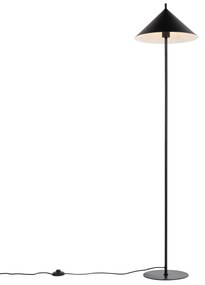 Design vloerlamp zwart driehoek - Triangolo Design E27 rond Binnenverlichting Lamp