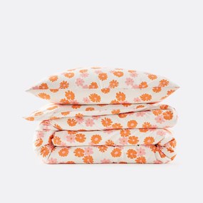 Kinderbedset 50% gerecycled katoen, vierkante kussensloop, Marguerite