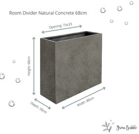 Grigio Room Divider Natural Concrete