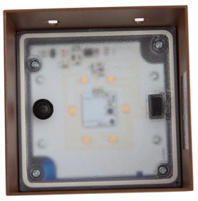 Buiten wandlamp roestbruin incl. LED IP65 met dimlicht en solar - Charlene