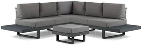 Hoek loungeset 5 personen Aluminium Grijs Lifestyle Garden Furniture Lorenzo