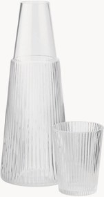 Waterkaraf Pilastro met waterglas, 2-delig