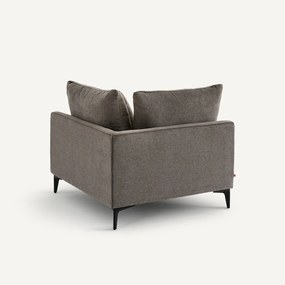 Hoekbank in polyestermix, MODERNISTE, ontwerp Emmanuel Gallina