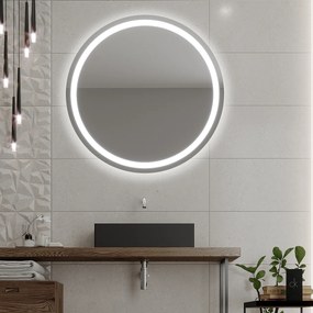 Ronde badkamerspiegel met LED verlichting C4