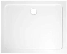 Aqualine Tecmi rechthoekige douchebak 120x80cm wit