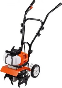VEVOR Tuinfrees 43CC Motor Aangedreven Motorfrees 300mm Werkbreedte Motorfrees 100mm Werkdiepte Bodemfrees Stalen Werkbladfrees 1110x448x910mm Cultivator