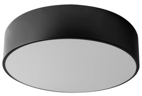 Plafond Lamp 30cm Rond Zwart Plafond app640-3c