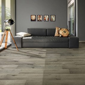 KS Vinyl tegelvloer donker eiken 22.8x122cm