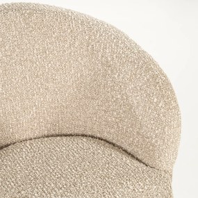 Eleonora Liva Eetstoel Hout Frame Taupe