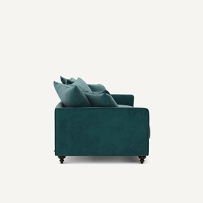 Omvormbare 3-zits fluwelen zetel, Lazare