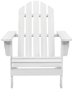 vidaXL Tuinstoel hout wit