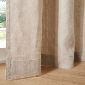 Linnen gordijn met oogjes, Elba