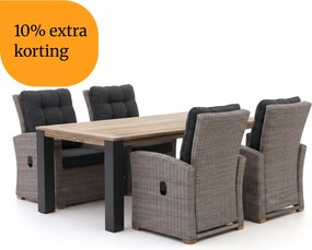 + 10% kassakorting | Diningset Intenso | 4 personen | Tuinset teakhout | 5-delig | Kees Smit Tuinmeubelen