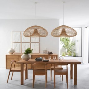 Massief eiken tafel, Torezia, ontwerp door Emmanuel Gallina