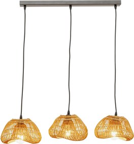 Eettafel Hanglamp Wabi Sabi Rotan