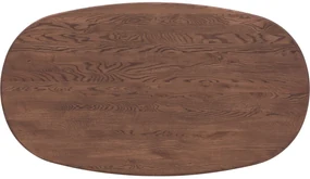 Goossens Eettafel Bjarte, Semi ovaal 220 x 90 cm