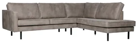 BePureHome Rodeo Hoekbank Rechts Elephant Skin