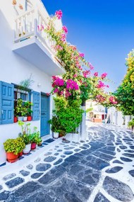 Foto Mykonos, Greece - Famous landmark Greek, emicristea