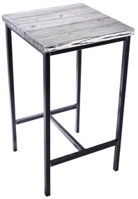 CHYRKA® Bartafel barkruk LS bartafel SAMBOR barmeubel loft vintage bar industrieel design handgemaakt hout metaal