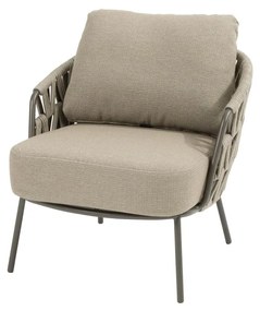 4 Seasons Outdoor Mallorca lage tuinstoel terre LoungestoelTuinstoel bruin weerbestendig