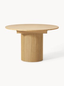 Uitschuifbare eettafel Filo met groefstructuur, in verschillende formaten