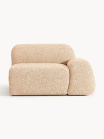Bouclé hoekmodule Wolke