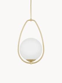 Kleine hanglamp Avalon van opaalglas