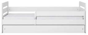 Peuter Wit  Eenpersoonsbed Kami - Voor kinderen Kinderen Peuter Junior 5056231742313 Children's Beds Home, 160x80, Nee, 10 cm schuim/kokos/boekweitmat