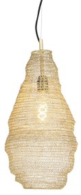 Oosterse hanglamp goud - Nidum Rombo