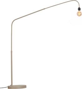 Buiten vloerlamp beige met beige voet IP44 - Arc