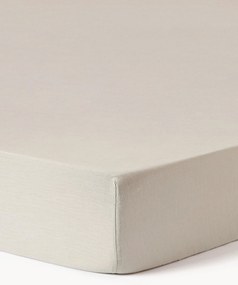 Topper hoeslaken Airy, gewassen linnen