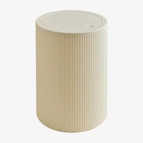 Ozene Abs-afvalbak Met Deksel Gardenia Wit - Sklum