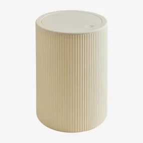 Ozene Abs-afvalbak Met Deksel Gardenia Wit - Sklum
