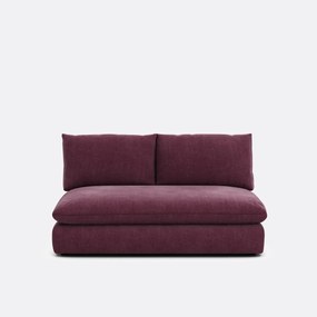 2-zits bankelement voor modulaire sofa, in gestructureerde stof, Malo
