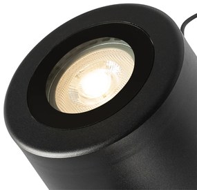 Buitenlamp Moderne tuinspot zwart rond IP65 AR111 - Lennard Modern GU10 IP65 Buitenverlichting