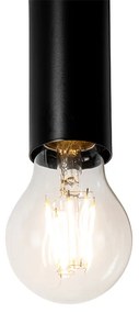Art Deco wandlamp zwart 2-lichts - Tubi Art Deco E27 Binnenverlichting Lamp