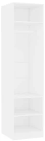 vidaXL Kledingkast 50x50x200 cm bewerkt hout wit
