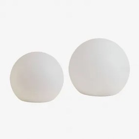 Set Van 2 Led-bollen Op Zonne-energie Voor Buiten Olbina Ø30 Cm - Ø40 Cm - Sklum