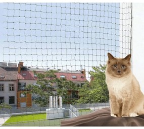 TRIXIE Veiligheidsnet voor katten versterkt 6x3 m