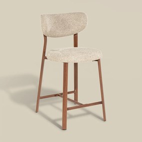 Barkruk Met Houten Poten Bruin