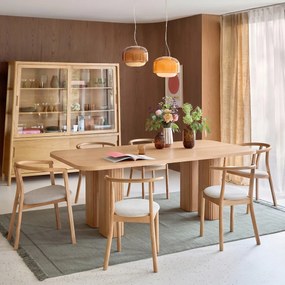 Eettafel, XL, eikenfineer, 8 tot 10 personen, LATTI
