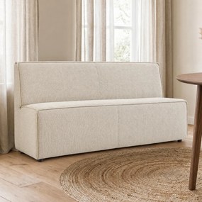 Eetkamerbank Met Naden Beige 200 Cm