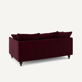 3-zits compacte fluwelen zetel, Lazare