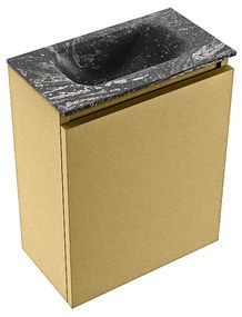 Mondiaz Ture DLux toiletmeubel 40cm oro met wastafel lava midden zonder kraangat