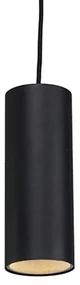 Design hanglamp zwart GU10 50mm - Tubo Design, Modern GU10 cilinder / rond Binnenverlichting Lamp