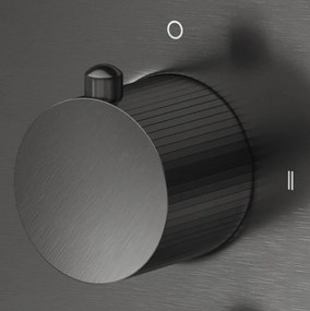 Saniclear Iron Stripes omstelknop voor inbouw thermostaatkranen (SK24847 en SK79846)